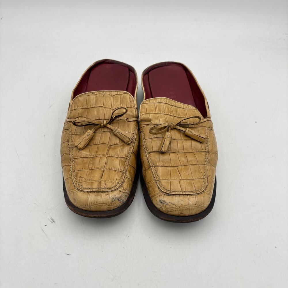 Lauren Ralph Lauren Lisette Mules Women's 9B Slides Flats Preppy Twee Academia